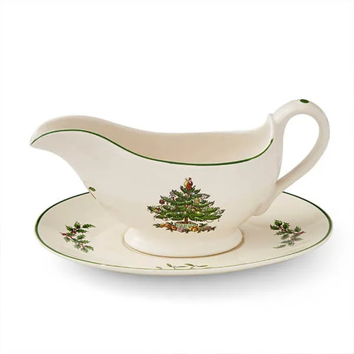 Spode christmas tree sauce - spode,