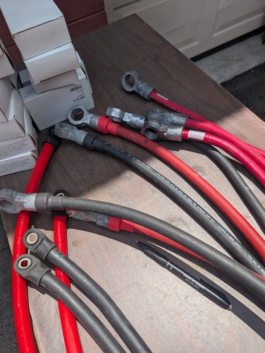 Forklift battery cables plugs - battery, cables/plugs