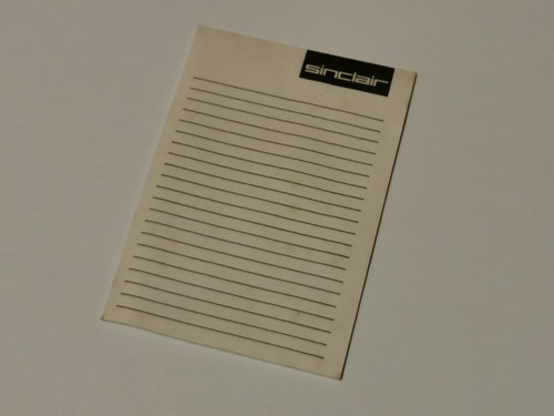 Original branded sinclair - sinclair, ql