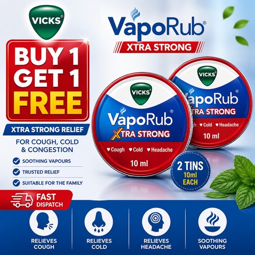 Vicks vaporub xtra strong 10ml - xtra,