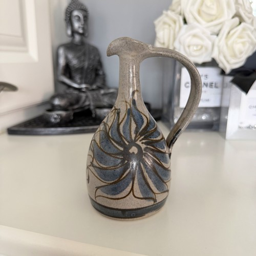Vintage studio pottery ewer - vintage,