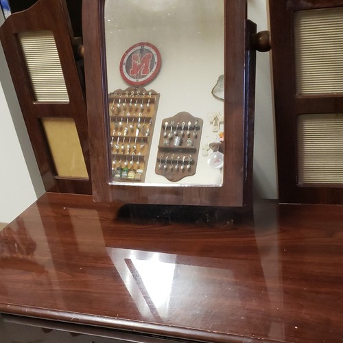 Mirrored wall mount - mirrored, wood