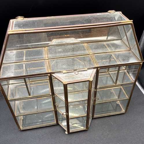 Vintage geometric brass - vintage,