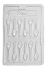 Spoons Chocolate/Soap Mould - 12 Cavity - Pack of 10