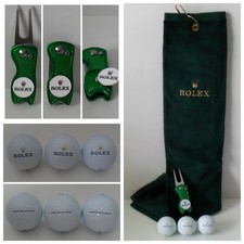 ROLEX Golf Towel + 3 Rolex