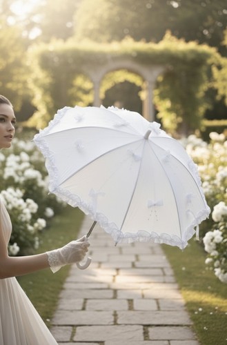 Wedding parasol with charming - parasol,