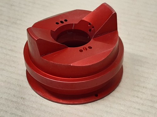 Red air cap nozzle - air, for