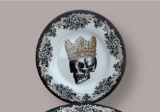 1x Royal Stafford Floral Skull