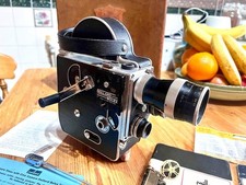 VINTAGE PAILLARD BOLEX H16 16MM CINE CAMERA LENS INSTRUCTIONS TYPE G CASE KODAK