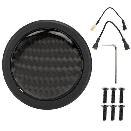 Carbon fiber horn push - carbon, button