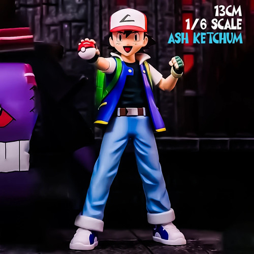 13cm anime pokemen ash - 13cm, ketchum