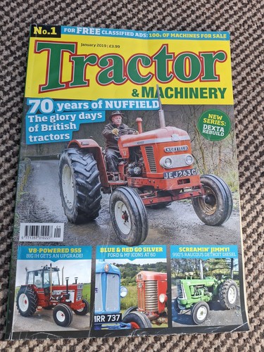 Tractor and machinery jan - and,