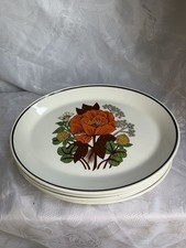 Set of 6 Retro Floral Dinner