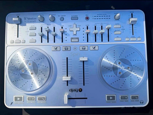 Vestax spin silver channel - spin,