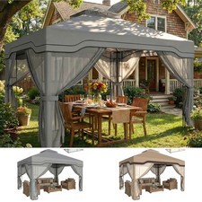 3 x 3.6 m Garden Gazebo with