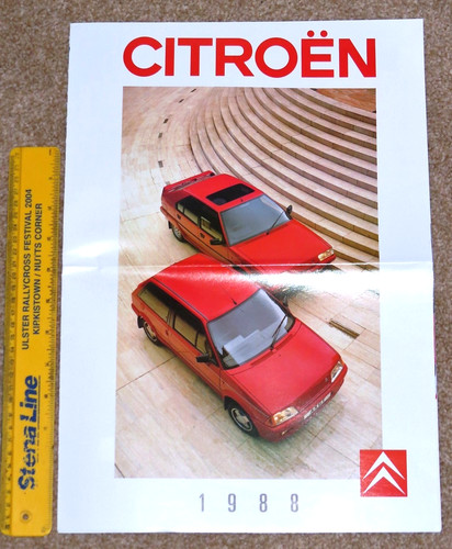 1988 citroen range sales - 1988,