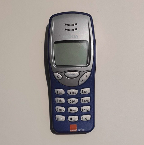 Nokia 3210e orange - nokia, blue/silver
