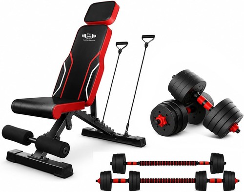 Adjustable gym bench 20kg - adjustable,
