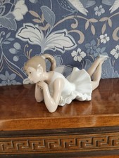 Porcelain figurine "Pensive