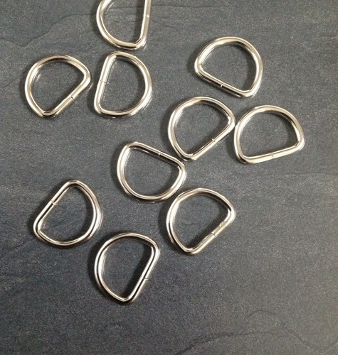 Welded metal 25mm rings - 10,