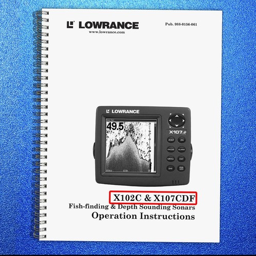 Lowrance x102c x107cdf fish - x102c,