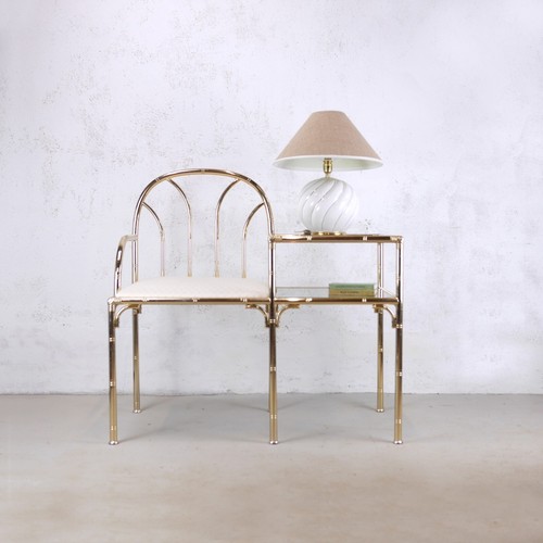Vintage brass faux bamboo - vintage,
