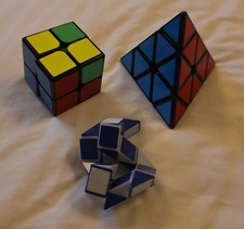Set of 3 Rubiks Style Twisty