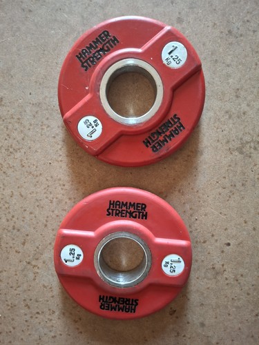 Hammer strength 25kg plates - hammer, 1.25kg