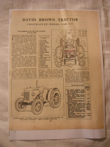 1950 david brown - 1950, vak