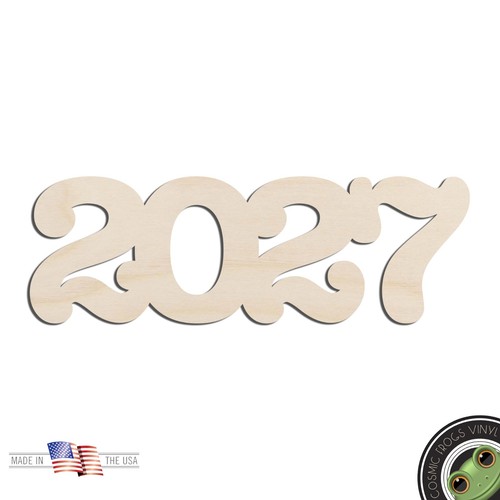 2027 year laser - year, cut
