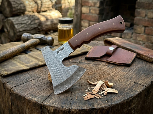 Hand forged layered - forged, damascus