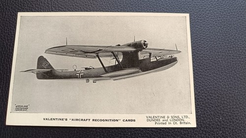 Ww2 aircraft recognition card - ww2,