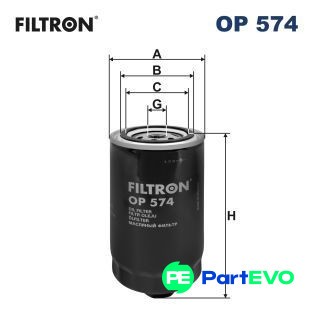 Filtron oil filter op574 - filtron,