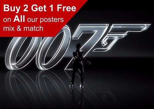 James bond 007 logo poster - james,