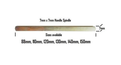Door window handle - door, spindle