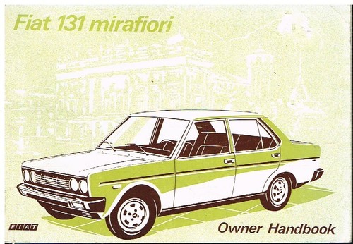 Fiat 131 mirafiori saloon - 131,