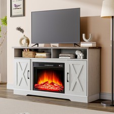 Large Fireplace TV Stand for