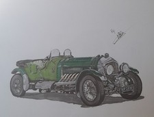 Original A4 Ink Drawing Of A