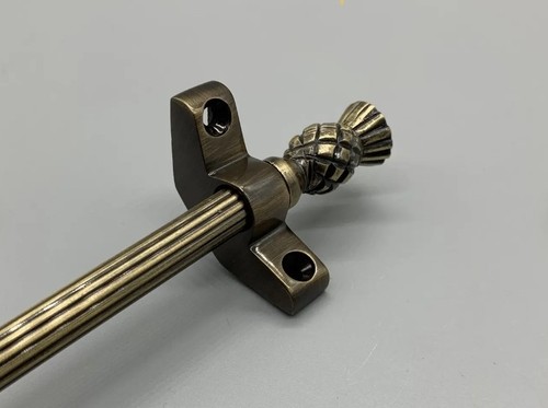 Antique brass stair rods - stair,