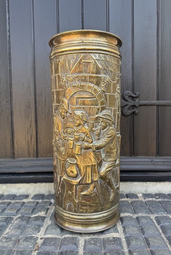 Brass umbrella and walking - brass,