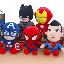 MARVEL THE AVENGERS Hero Plush Doll Spiderman Soft Stuffed Toys Kids Gift 27cm