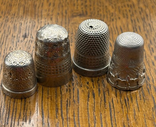 English silver thimbles - 4,