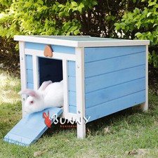 RABBIT HUTCH BLUE HIDE HOUSE
