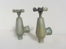 Large Antique Nickel Taps Bath
