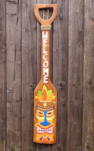 Tiki bar 90cm welcome - tiki, oar