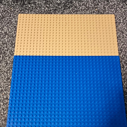Lego blue baseplate - blue,