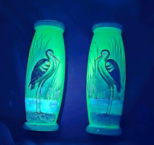 Pair antique victorian - victorian, green