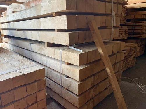 Green oak beams - beams, sizes