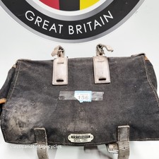 Vintage Carradice Saddle Bag Canvas Leather Great Patina Eroica Classic #156