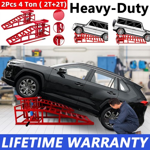Ton hydraulic car ramps 2pc - ton,